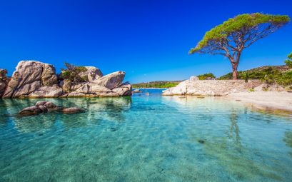 Plage en Corse